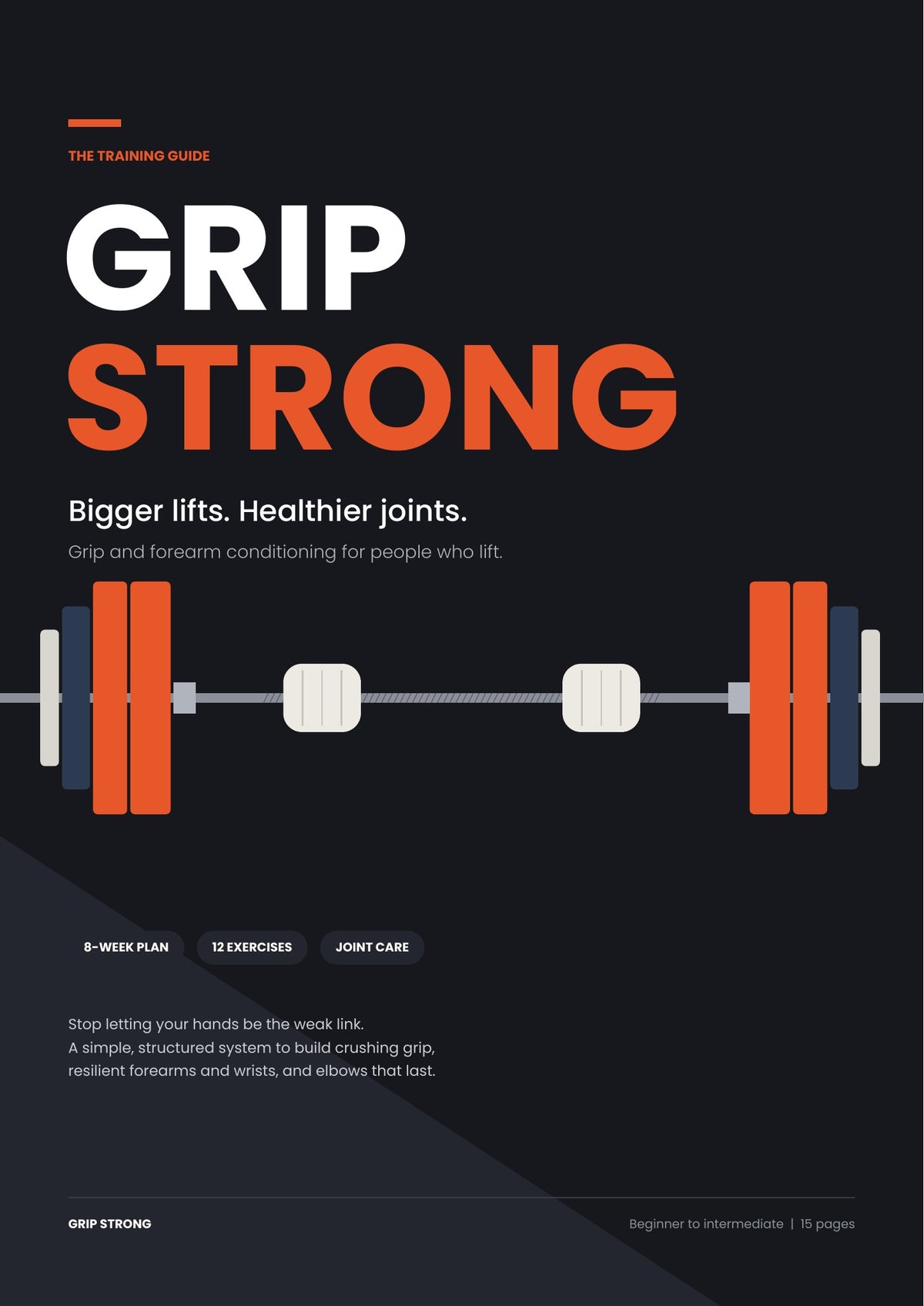 Grip Strong – 8-Week Grip & Forearm Training Plan (PDF)